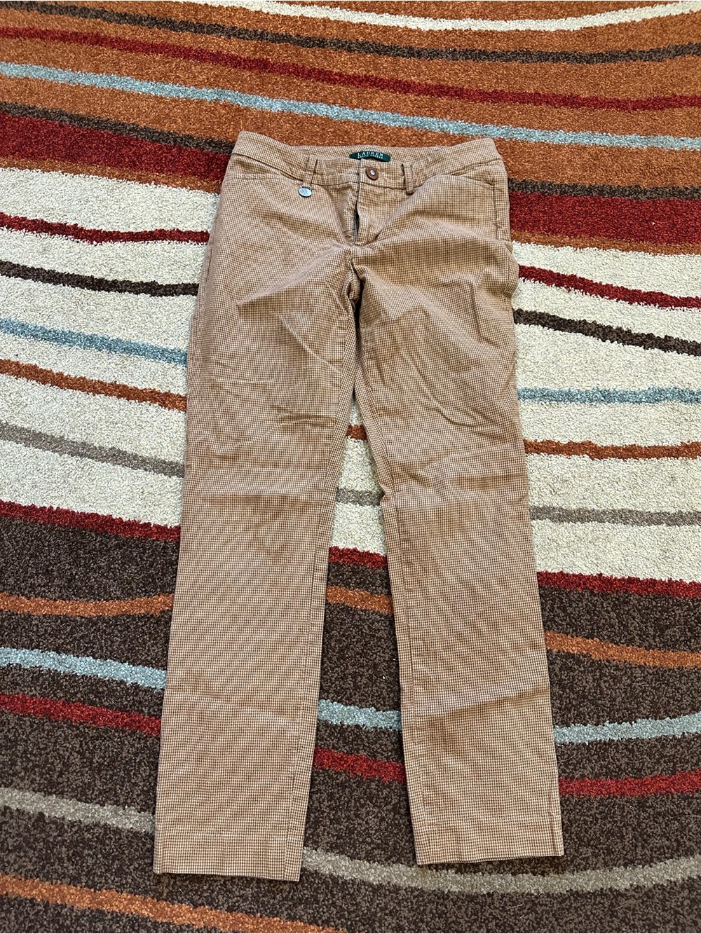 Lauren Ralph Lauren Straight-Leg Corduroy Jeans in Tan